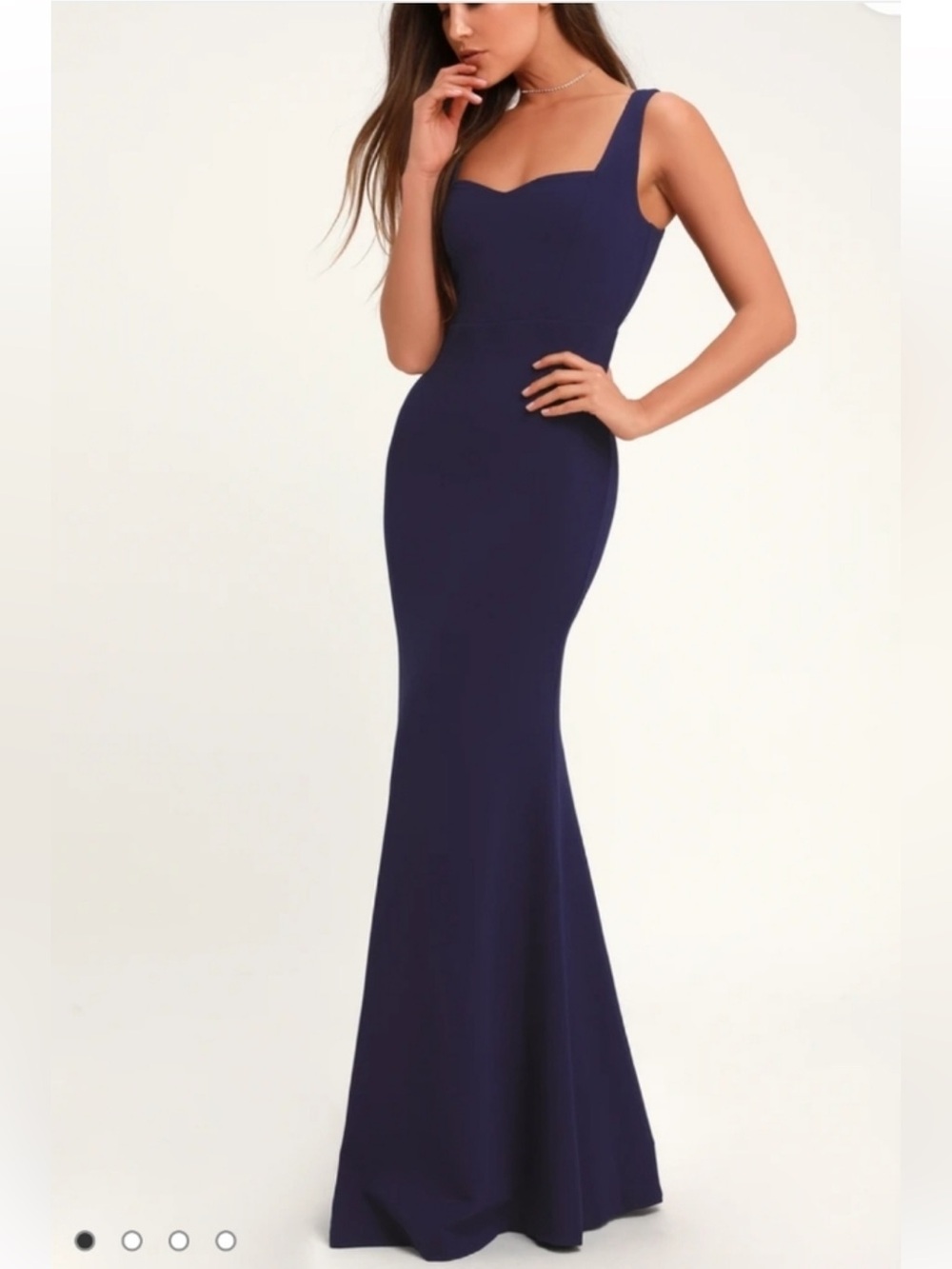 Lulus Navy Maxi Dress size medium.